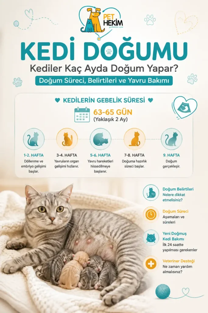 Kediler kaç Günde Doğum Yapar